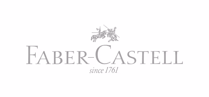 Faber-Castell brand name with a knight logo above and the text 'since 1761'.